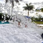 Fiesta de espuma